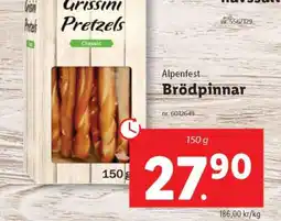Lidl ALPENFEST Brödpinnar erbjuda
