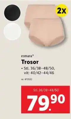 Lidl esmara Trosor erbjuda