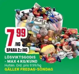 ÖoB Lösviktsgodis erbjuda