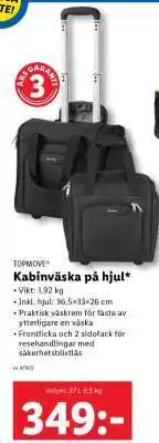 Lidl TOPMOVE Kabinväska på hjul erbjuda