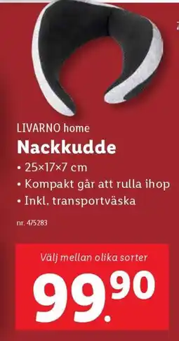 Lidl LIVARNO home Nackkudde erbjuda