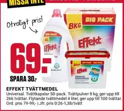 ÖoB Effekt Tvättmedel erbjuda