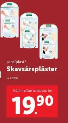 Lidl sensiplast Skavsårsplåster erbjuda