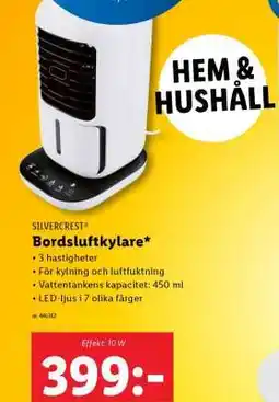 Lidl SILVERCREST Bordsluftkylare erbjuda