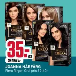 ÖoB JOANNA HÅRFÄRG erbjuda