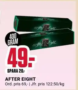 ÖoB AFTER EIGHT erbjuda