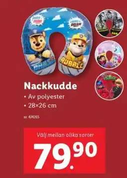Lidl Nackkudde erbjuda
