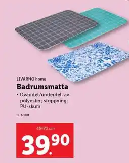 Lidl BADRUMSMATTA erbjuda