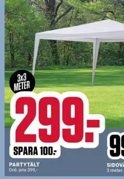ÖoB Partytält erbjuda