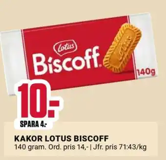 ÖoB KAKOR LOTUS BISCOFF erbjuda