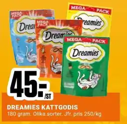 ÖoB Dreamies Kattgodis erbjuda