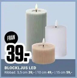 ÖoB BLOCKLJUS LED erbjuda
