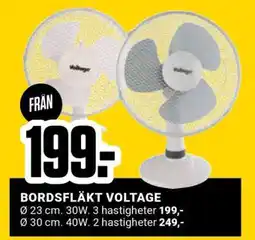 ÖoB Bordsfläkt Voltage erbjuda