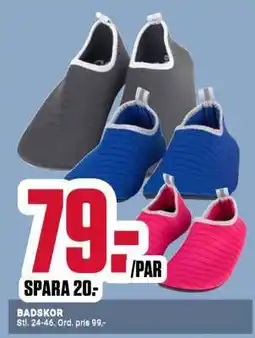ÖoB BADSKOR erbjuda
