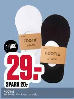 ÖoB FOOTIE erbjuda