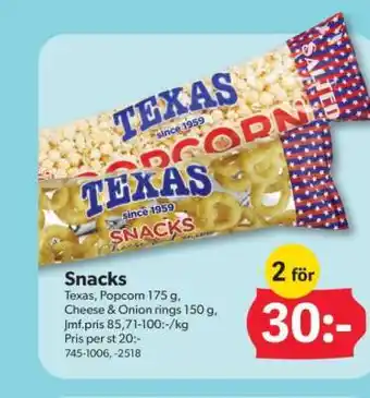 DollarStore SNACKS erbjuda