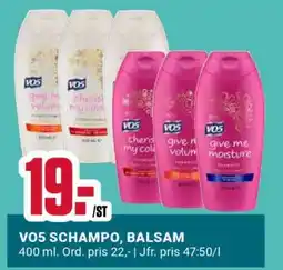 ÖoB VO5 SCHAMPO, BALSAM erbjuda