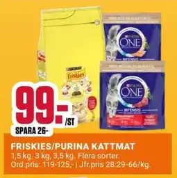 ÖoB FRISKIES/PURINA KATTMAT erbjuda