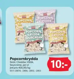 DollarStore Popcornkrydda erbjuda