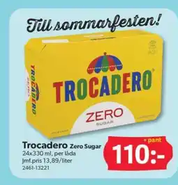 DollarStore Trocadero Zero Sugar erbjuda