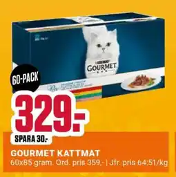 ÖoB GOURMET KATTMAT erbjuda