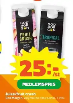 Stora Coop Juice/fruit crush erbjuda
