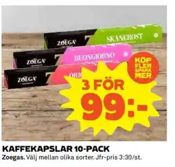Coop KAFFEKAPSLAR 10-PACK erbjuda
