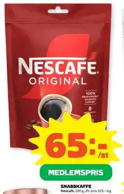 Coop Nescafé Original erbjuda