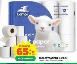 Coop TOALETTPAPPER 12-PACK erbjuda