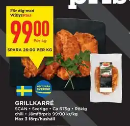 Willys GRILLKARRÉ erbjuda