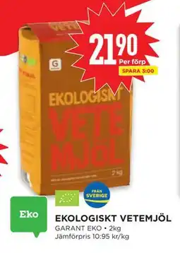 Willys EKOLOGISKT VETEMJÖL erbjuda