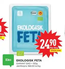 Willys EKOLOGISK FETA erbjuda