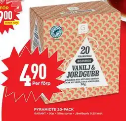 Willys PYRAMIDTE 20-PACK erbjuda