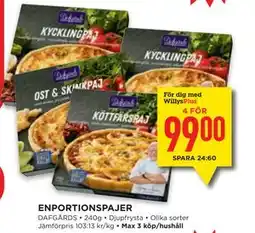 Willys ENPORTIONSPAJER erbjuda