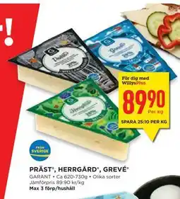 Willys Hemma PRÄST , HERRGÅRD , GREVÉ erbjuda