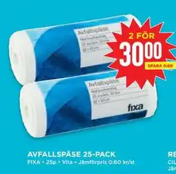 Willys AVFALLSPÅSE 25-PACK erbjuda