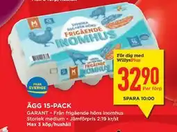 Willys Hemma ÄGG 15-PACK erbjuda