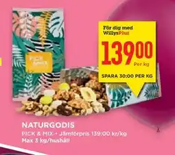 Willys Hemma NATURGODIS erbjuda