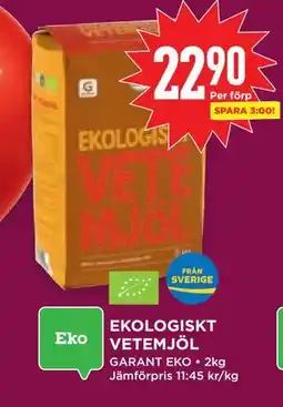 Willys Hemma EKOLOGISKT VETEMJÖL erbjuda
