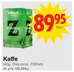 Matöppet Kaffe erbjuda