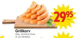 Matöppet Grillkorv erbjuda