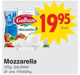 Matöppet Mozzarella erbjuda