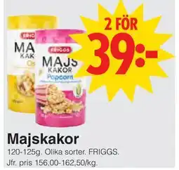 Matöppet Majskakor erbjuda