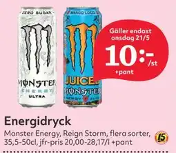 Hemköp Energidryck erbjuda