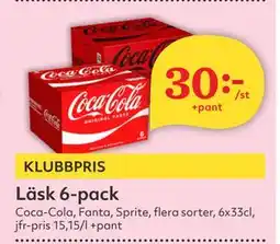 Hemköp Läsk 6-pack erbjuda