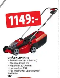 Jem&Fix GRÄSKLIPPARE erbjuda
