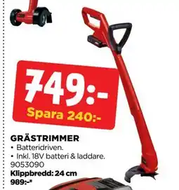 Jem&Fix GRÄSTRIMMER erbjuda