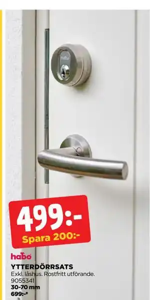 Jem&Fix YTTERDÖRRSATS erbjuda