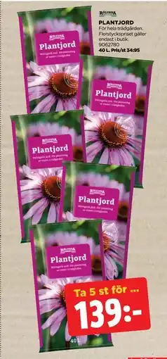 Jem&Fix PLANTJORD erbjuda