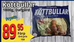 Supergrossen Köttbullar erbjuda